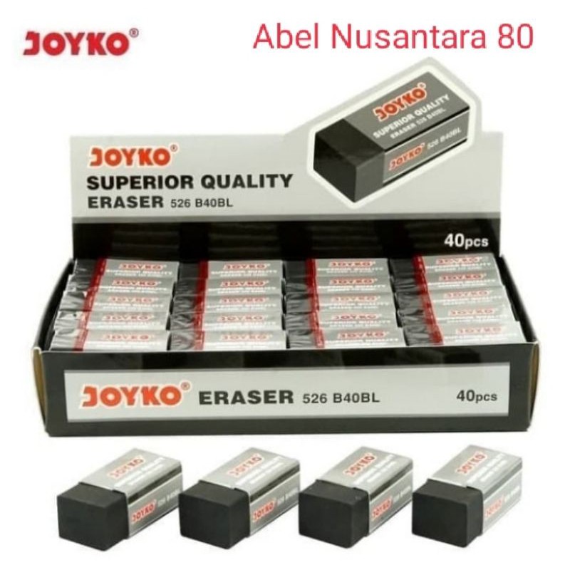

Penghapus Eraser joyko 526-B40BL hitam kecil