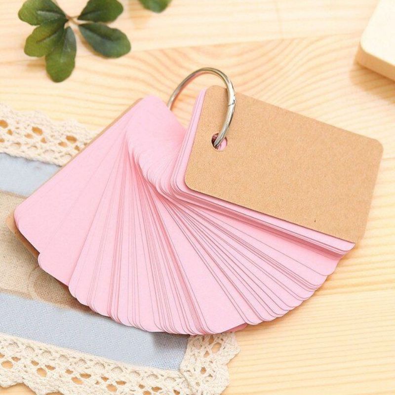 

flash card dengan ring