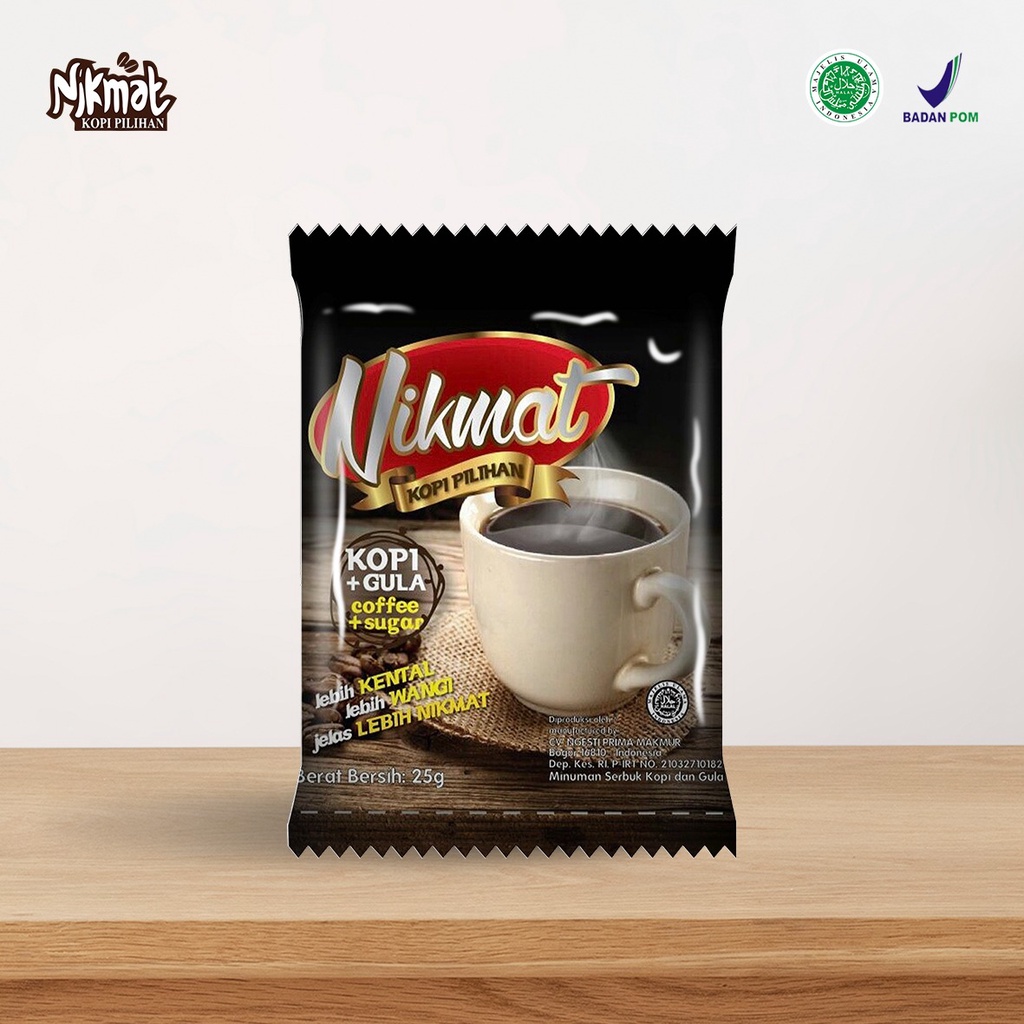 Kopi Nikmat Black Special Gula 20 x 25 Gr