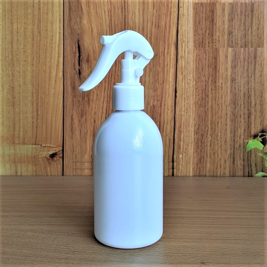 BOTOL 250ML OVAL WHITE TRIGGER BEBEK N24 BOTOL SEMPROT / BOTOL OVAL PUTIH 250ML SPRAY TRIGGER BEBEK