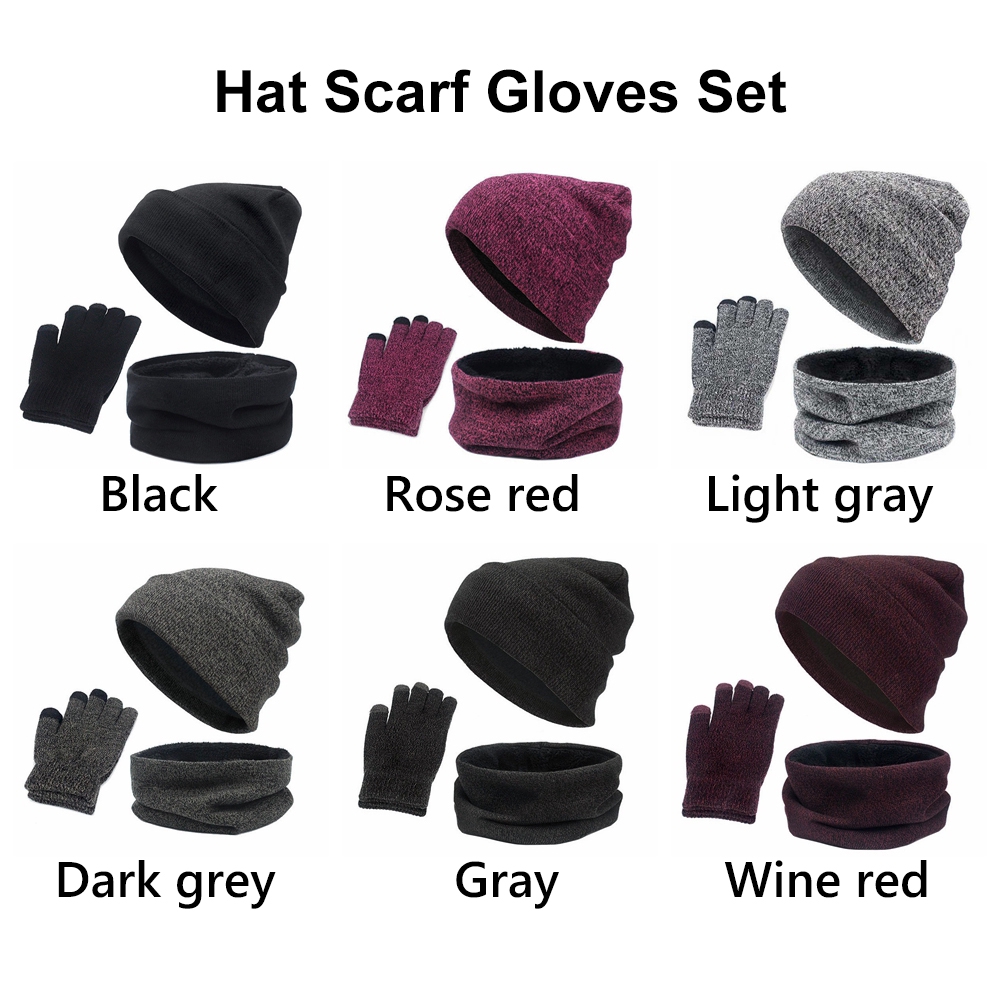 hat scarf and gloves