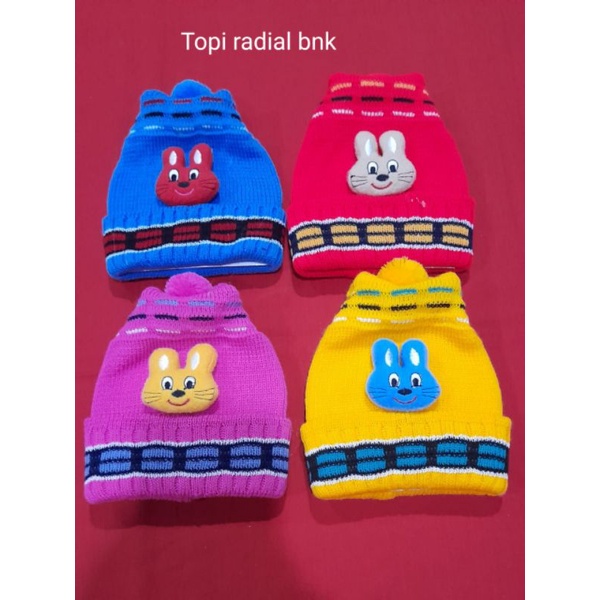 topi bayi/ketu bayi/ baby radial bnk