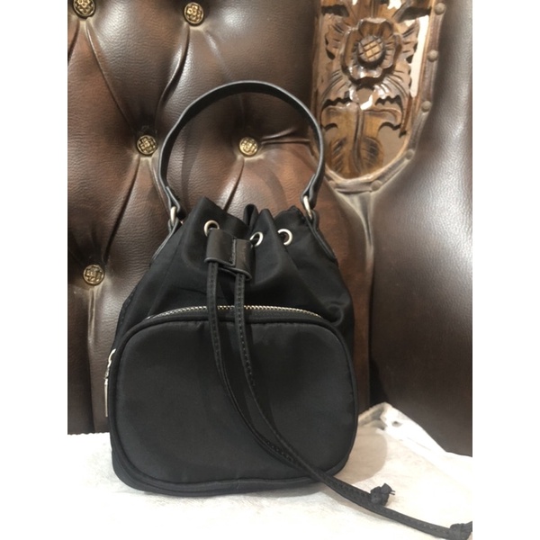 tas serut kulit mantul ala prada mehong preloved