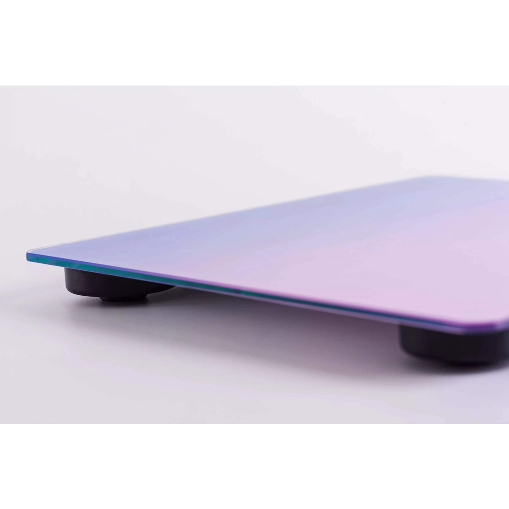 Timbangan badan Usb - Baterai Digital Smart Scale - Timbangan badan digital gradien ungu USB dengan LED Display
