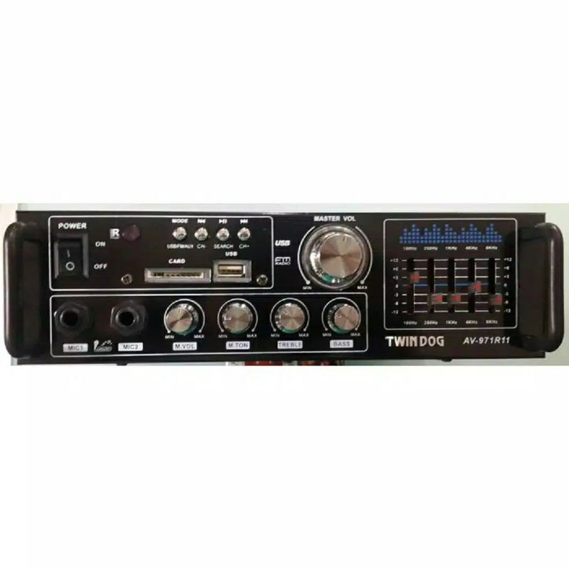 Twindog  , TD ,  AV 971R11 , USB , Twin Dog , Ampli   Amply , Ampli Power , Amplifier , Remote