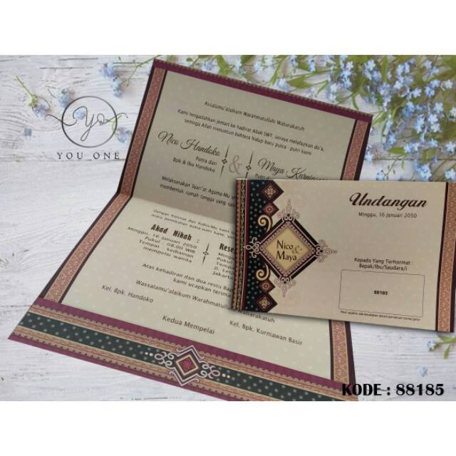 Undangan Pernikahan/Undangan Erba/E88185