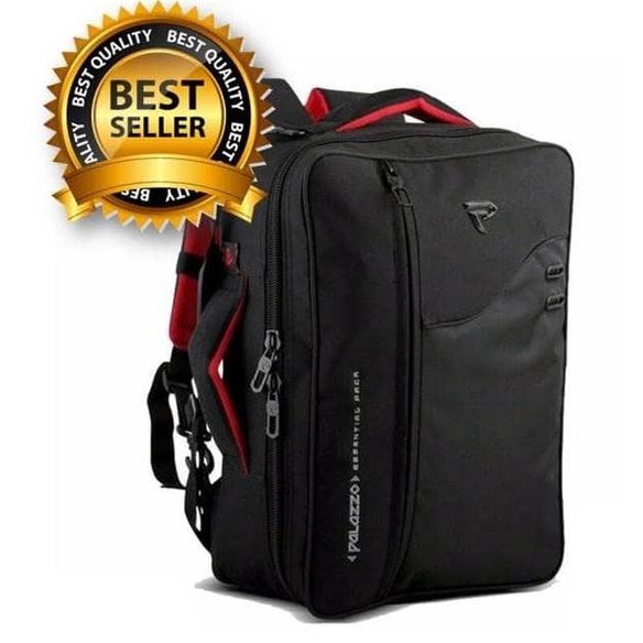 Tas Laptop 14" Ransel Backpack Slempang Palazzo Pallazo Palazo 3 In 1