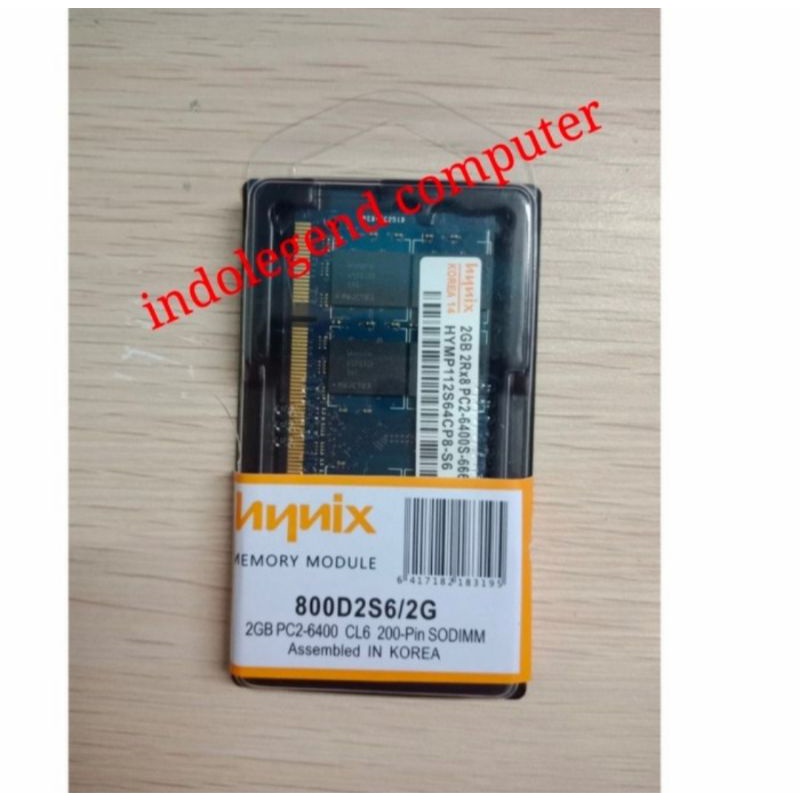 RAM HYNIX SODIM DDR2 2GB PC6400