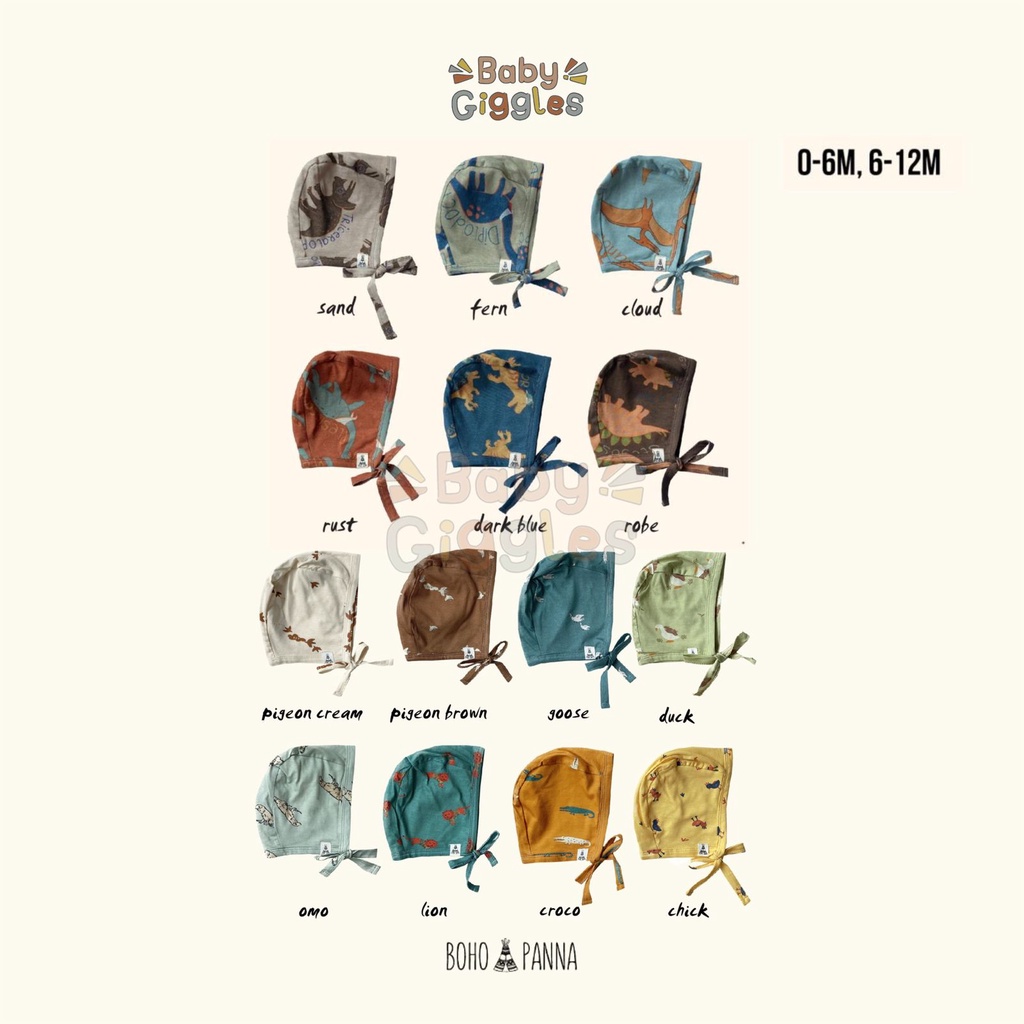 Bohopanna - Bohobaby Bonnet Motif