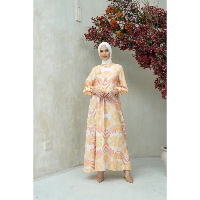 Sheila Dress Lemongrass - Klamby