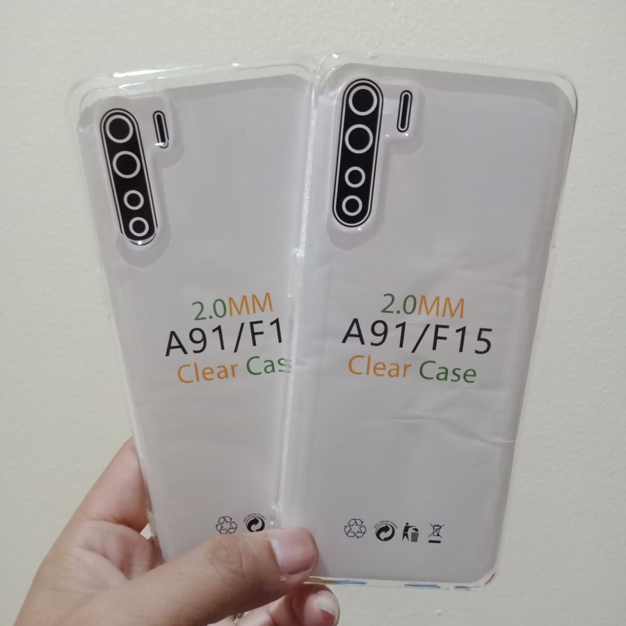 SOFTCASE CLEAR HD PREMIUM OPPO A91 / F15 / RENO 3 - GA