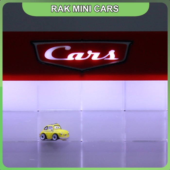 

Grosir Rak Diecast Mattel Disney CARS 3 Mini Racers 48 + LIGHTING - Merah