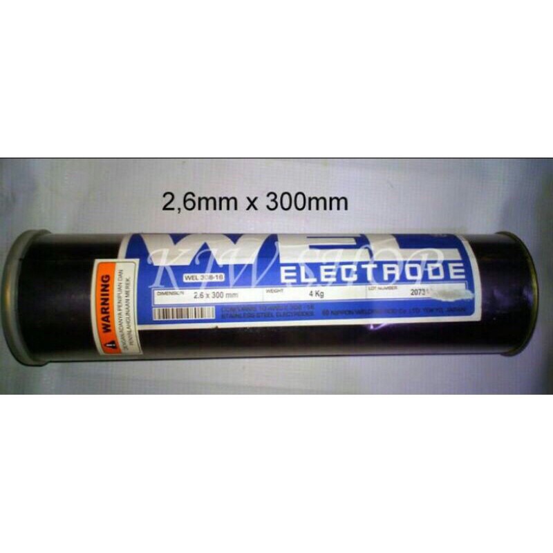 Kawat Las Stainless Steel Wel 2.6 Mm X 300mm Kawat Las 2,6mm Stainless Kawat Stainless 2.6mm Weld