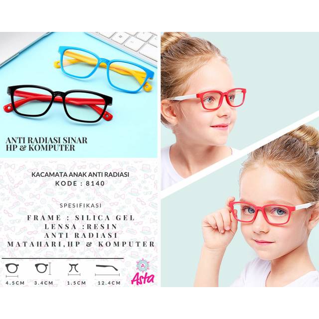 ASTA Kacamata Anak Anti Radiasi HP
