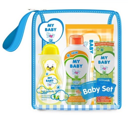 GIFT SET - MINI TRAVEL PACK Perlengkapan mandi untuk bayi atau anak