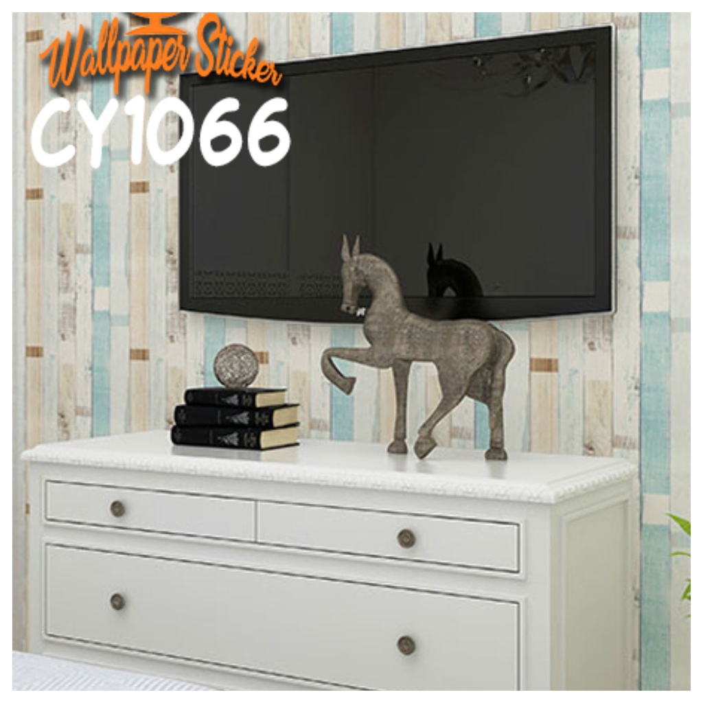 Homedekor Wallpaper Dinding Stiker45cmx8m Wallpaper Stiker Bata Garis Elegan Wallpaper Dinding Dekor