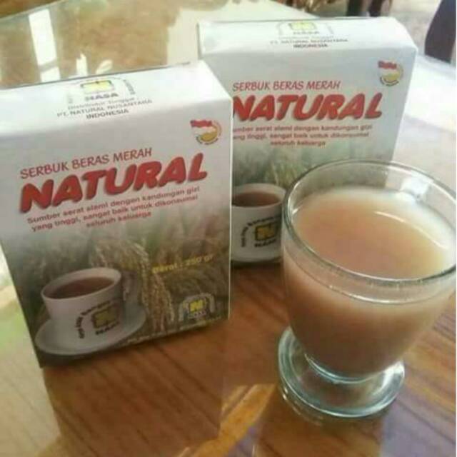 

Serbuk beras merah natural