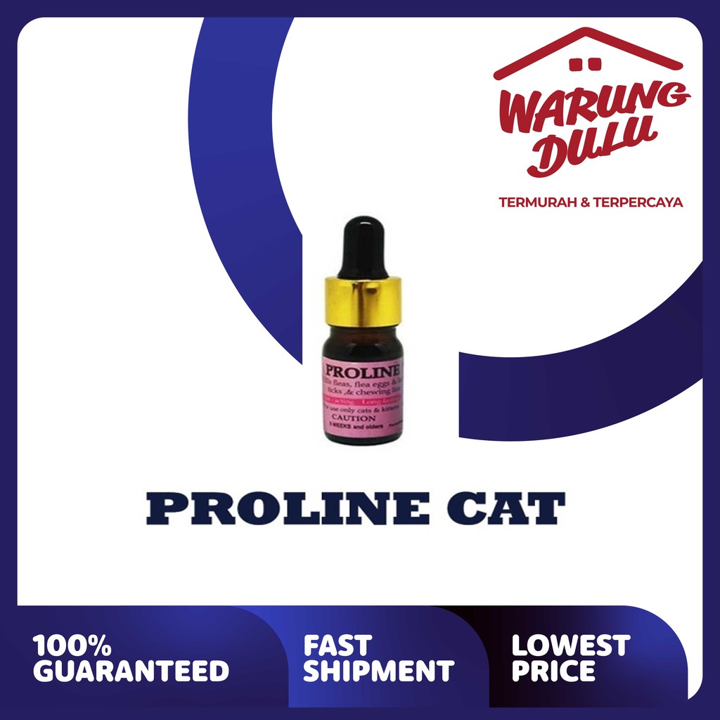 Proline Plus Cat 2,5 ml - Membasmi Kutu Kucing Flea Tick Kucing