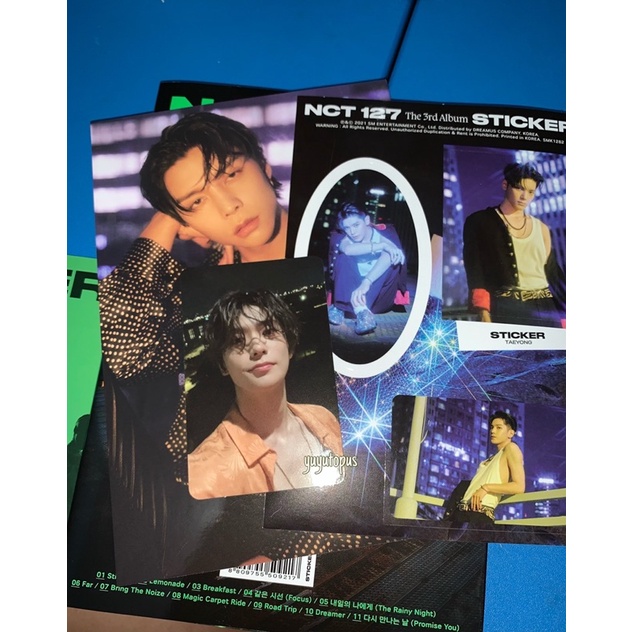 ALBUM NCT 127 STICKER STICKY SEOUL CITY pc jaehyun haechan photocard jaehyun mark taeyong johnny jun