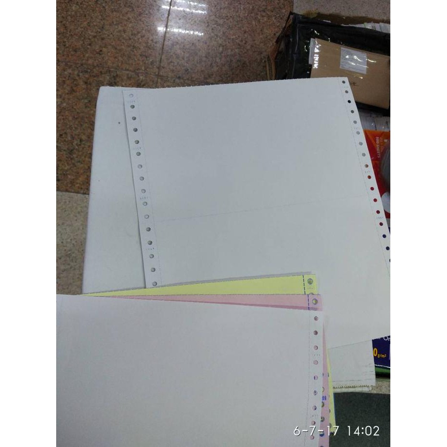 

Kertas continuous form print ncr 3 rangkap ply bagi 2 surat jalan