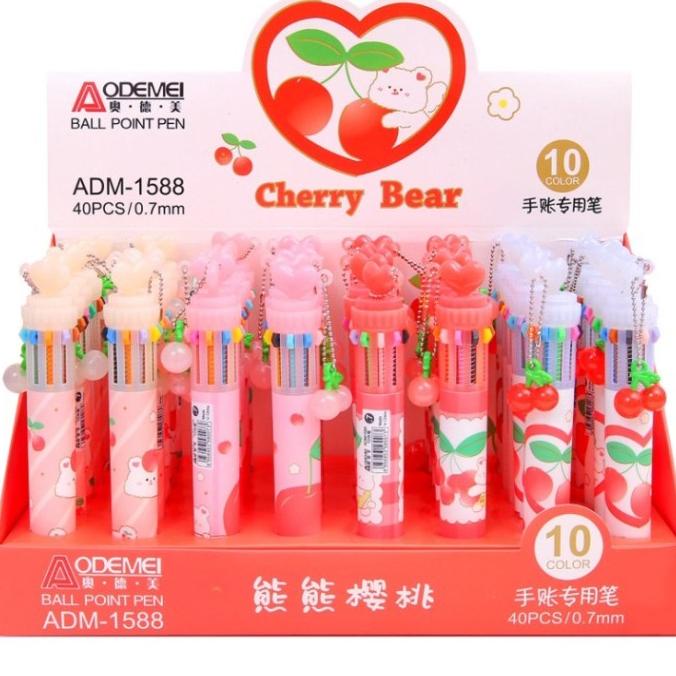 

PULPEN 10 WARNA CHERRY LUCU - RANDOM CHERRY
