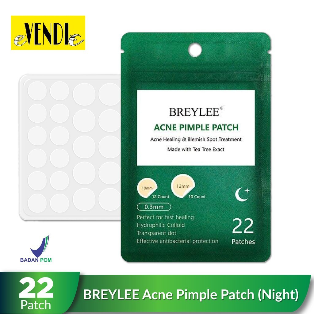 READY BREYLEE Paket Sticker stiker Jerawat Day (0.1mm) &amp; Night (0.3mm) siang dan malam