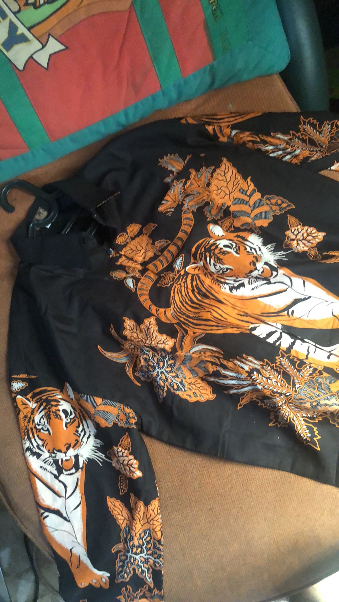 Batik Solo Kemeja Batik Solo Lengan Panjang Harimau Sumatra Rajasakti Atasan Modern Premium Gitarja