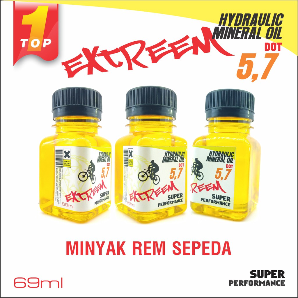 Mineral Oil Minyak rem sepeda extreem dot 5.7 69ml