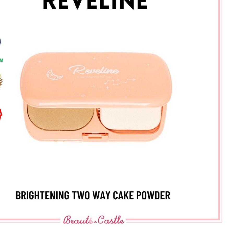 Original REVELINE Brightening Two Way Cake Bedak Padat gas 