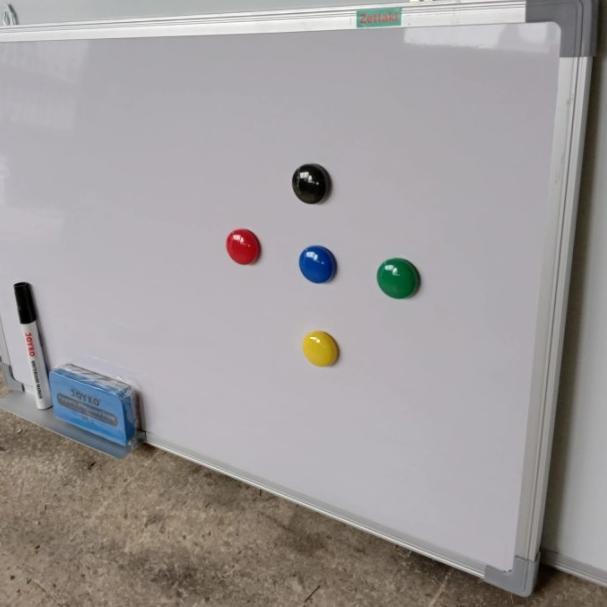 

Papan tulis magnet whiteboard gantung single face ZETTAKI 30x45cm