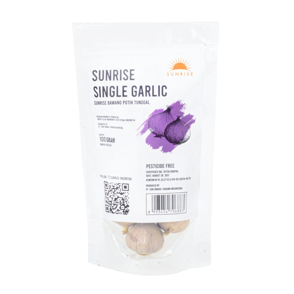 

Sunrise Bawang Putih Tunggal [100 gr]