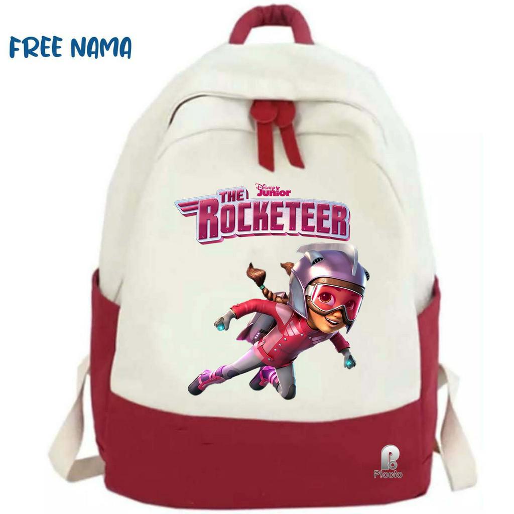 TAS RANSEL BACKPACK ANAK SEKOLAH MOTIF THE ROCKETEER (FREE NAMA)