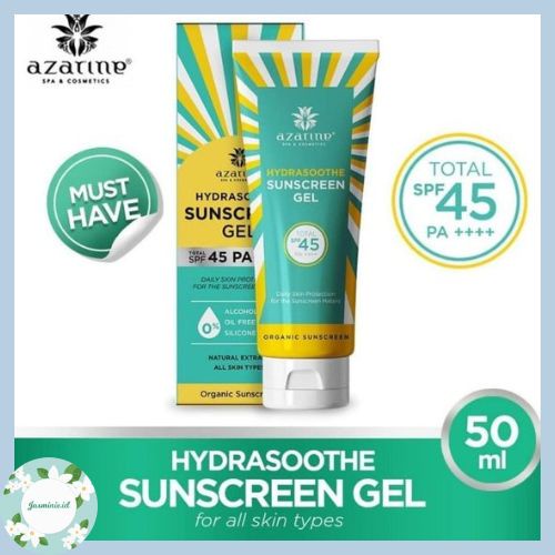 [PROMO] AZARINE HYDRASOOTHE SUNSCREEN GEL SPF 45 PA++++ Sunscreen / OLD Version / Organic Sunscreen