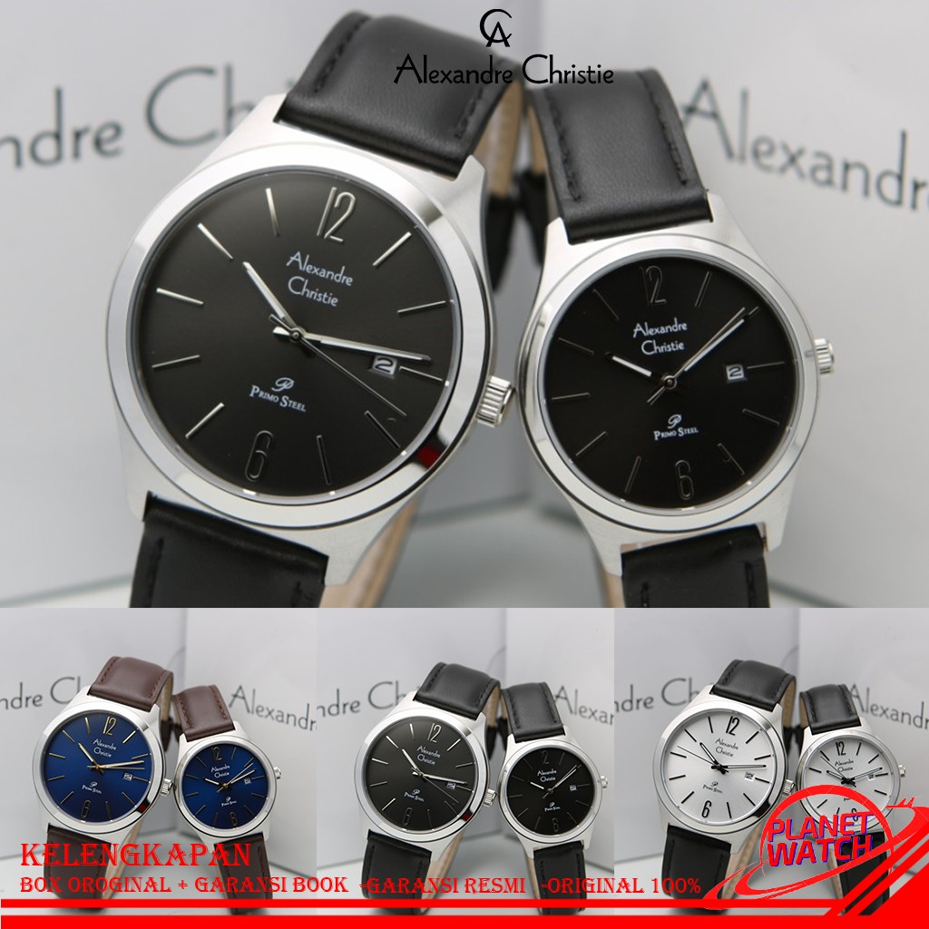 ALEXANDER CHRISTIE COUPLE ORIGINAL JAM TANGAN ALEXANDRE CHRISTIE COUPLE JAM ALEXANDER CRISTIE 1009