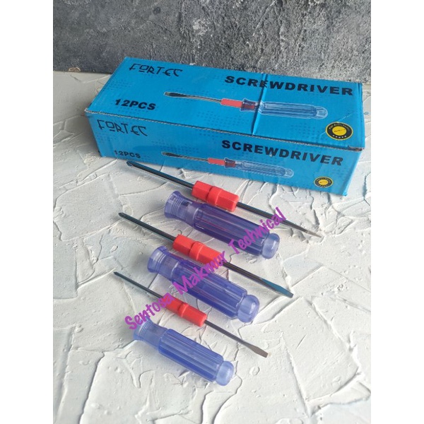 FORTEC Obeng 2 Way Cabut Bolak Balik Magnet Plus Minus + -