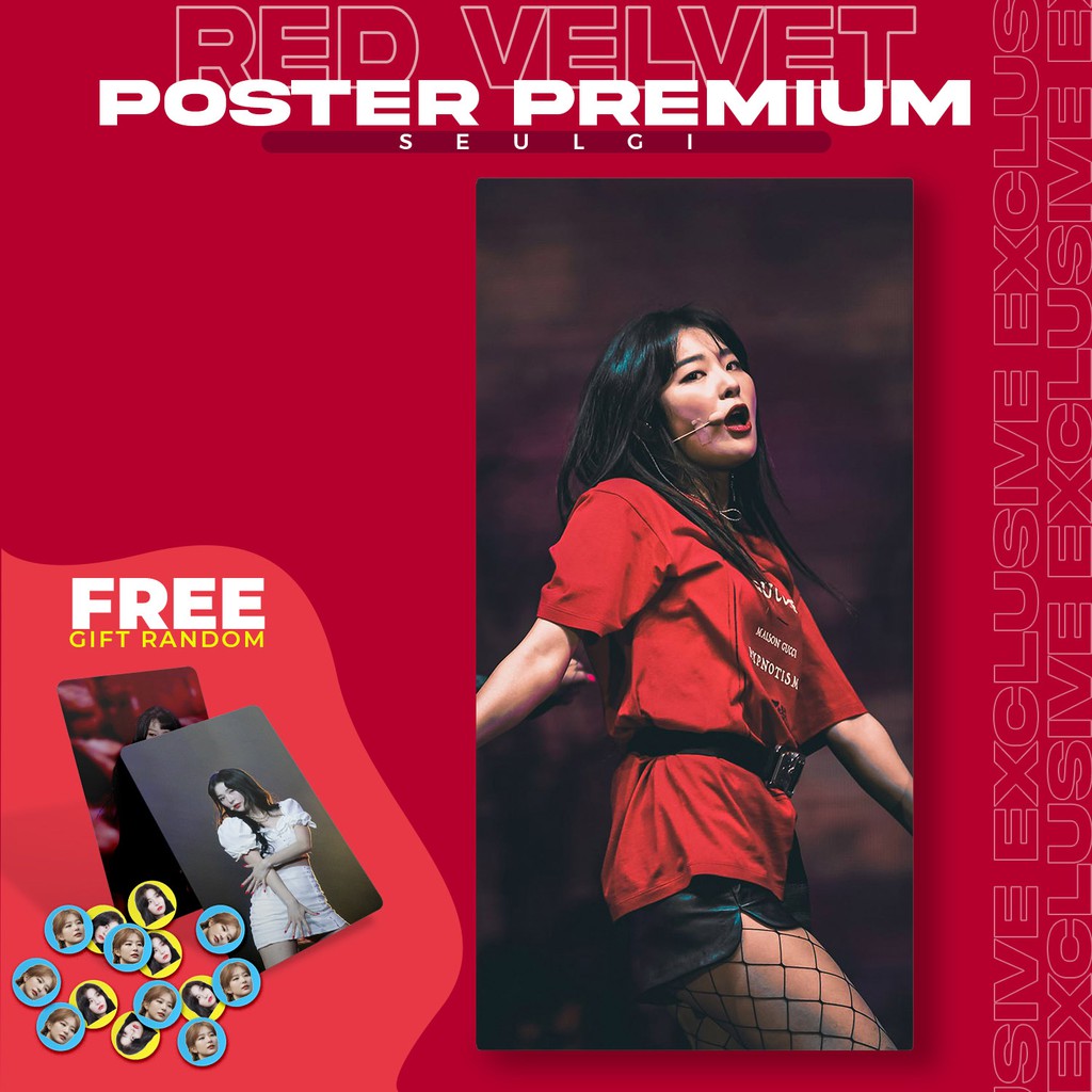 [BM Poster Premium] Seulgi (15 cm x 30 cm) || Hiasan Dinding | Poster | Dekorasi Rumah