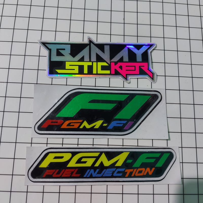 STICKER CUTTING PGM FI