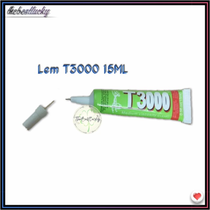 

Lem T3000 15ml Lem Kaca Lcd Touchscreen T3000 Bening 15ML Cair
