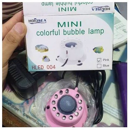 HLed 004 Mini Colorful Bubble Lamp/Lampu Hiasan Aquarium Aerasi