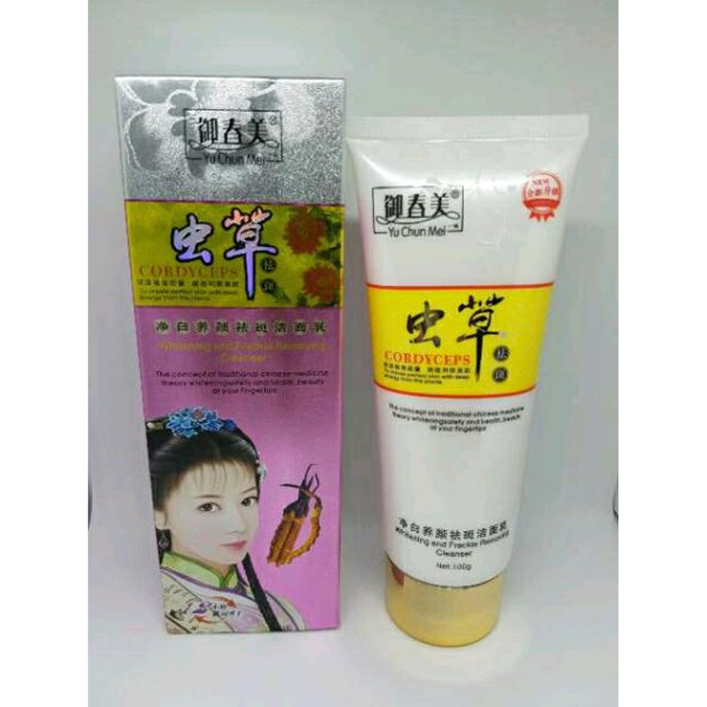 Yuchunmei Cordyceps Facial Foam / Sabun Wajah Cordysep / Sabun Yu Chun Mei