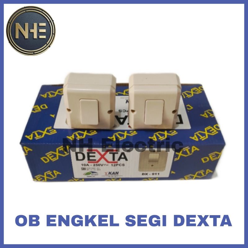 OB Engkel Segi Dexta - Outbow Saklar Single Segi Dexta - OB Saklar Engkel Tempel Dexta DX-911