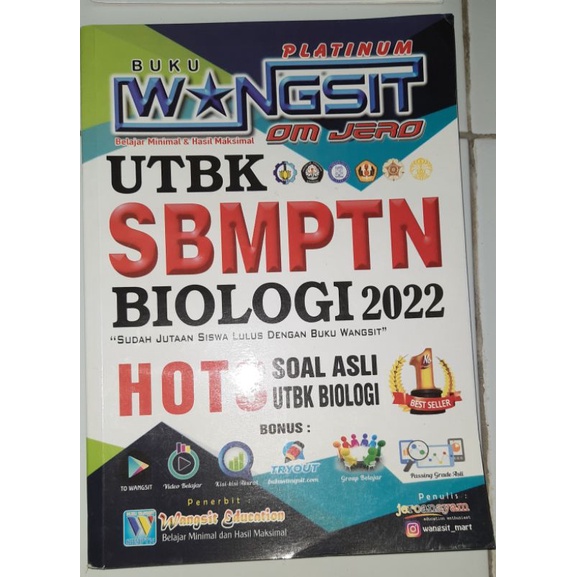 

PRELOVED WANGSIT SAINTEK BIOLOGI KIMIA MATEMATIKA FISIKA