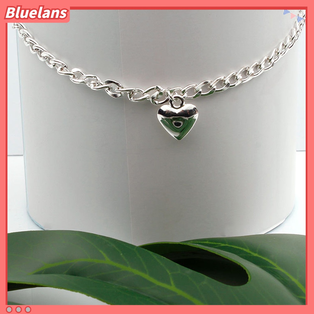 Kalung Rantai Choker Dengan Liontin Bentuk Hati Untuk Wanita