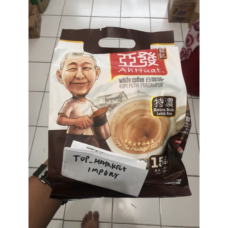 

Ahhuat kopi / ah huat kopi extra rich 40g x 15