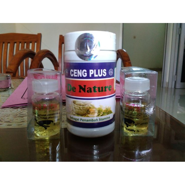 Kapsul Ceng Plus dan Minyak Bulus de Nature - Obat Herbal Asli