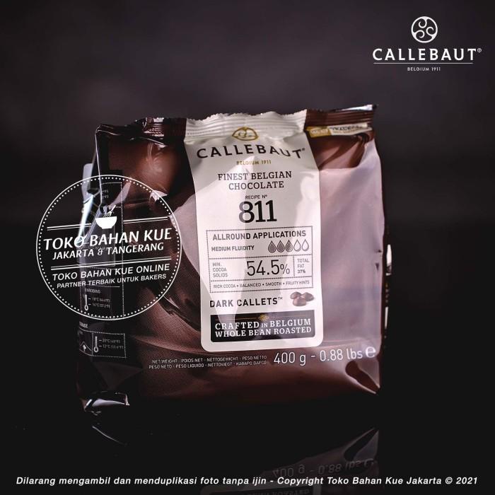 

Callebaut Dark Couverture Chocolate 811 Nv 54,5% 400Gr Asli Cokelat