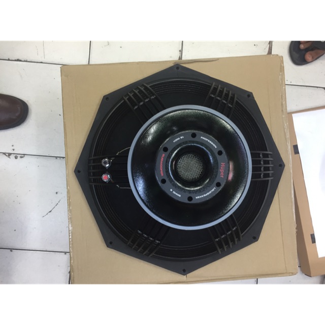 Komponen speaker 18 inch huper . Huper 18 inch speaker