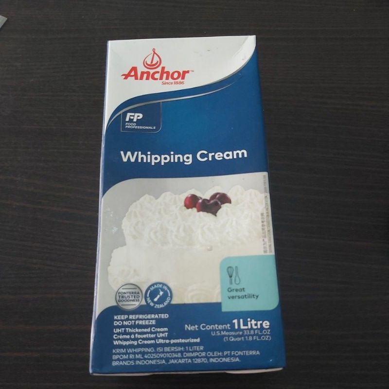 

Anchor Whipping Cream 1Liter