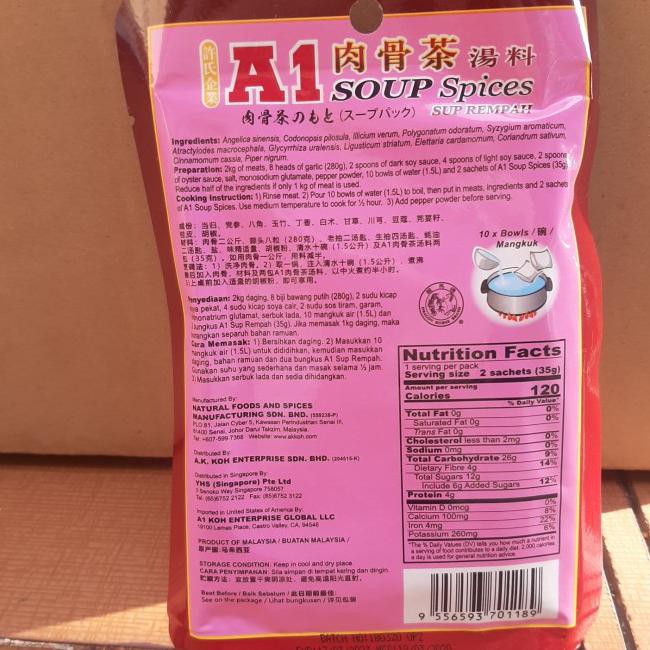

Zwb0 Bumbu Bakut Teh/Bumbu Bak Kut Teh A1 35G 3Dkv