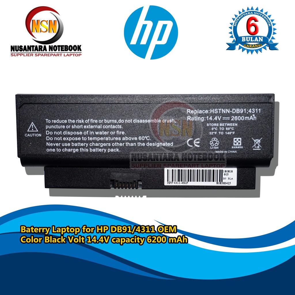 Baterai Laptop HP Probook 4310 4210S 4311S Series OEM Battery